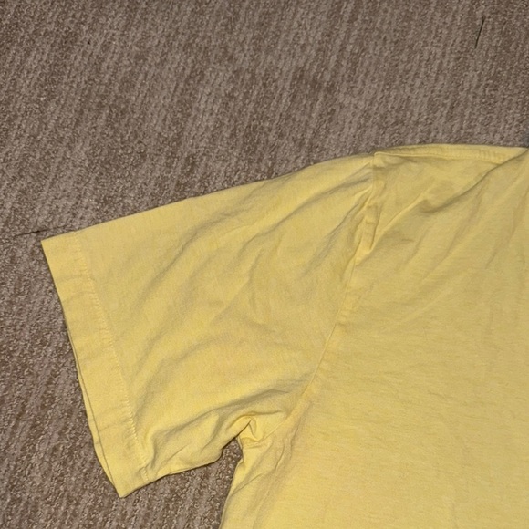 Patagonia Men's Size M Yellow Organic Cotton Polo Shirt - Picture 4 of 10